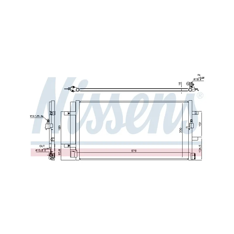 Condenseur, climatisation NISSENS 940453