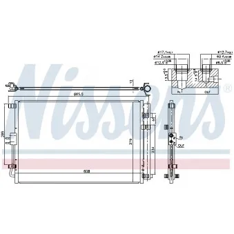 Condenseur, climatisation NISSENS 940599