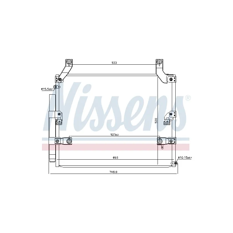 Condenseur, climatisation NISSENS 940618