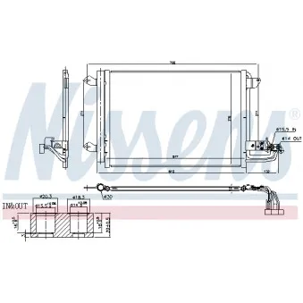 Condenseur, climatisation NISSENS 940674