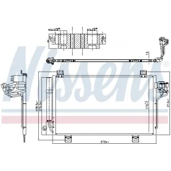 Condenseur, climatisation NISSENS 940723