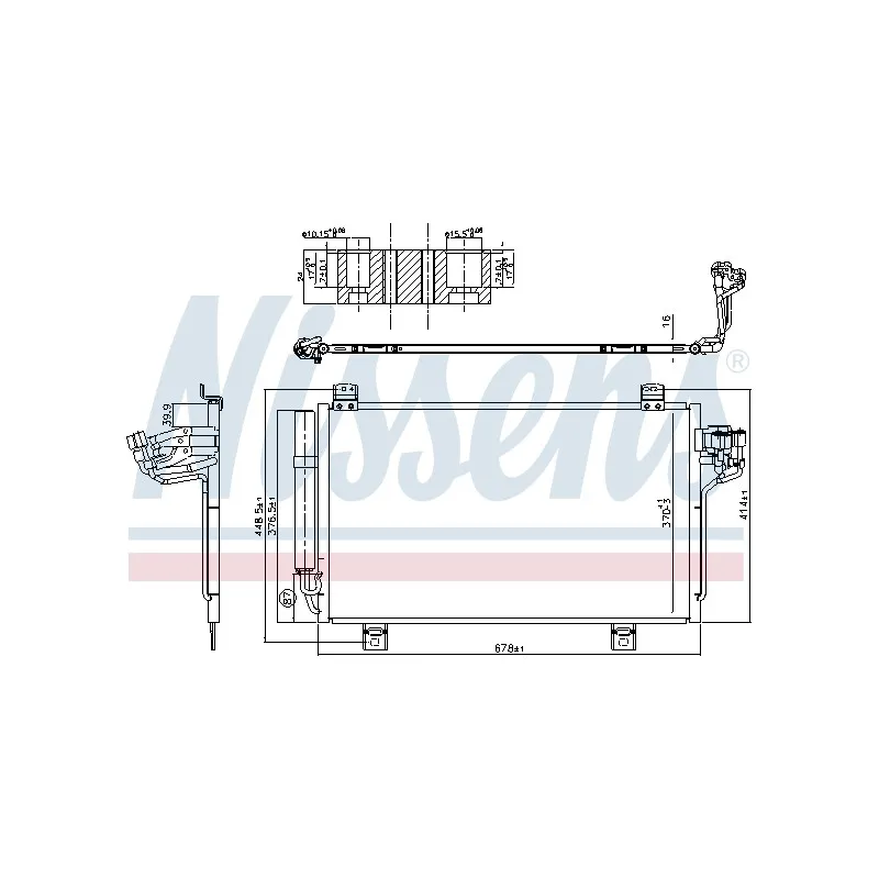 Condenseur, climatisation NISSENS 940723