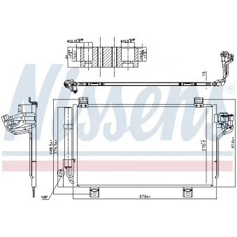 Condenseur, climatisation NISSENS 940775