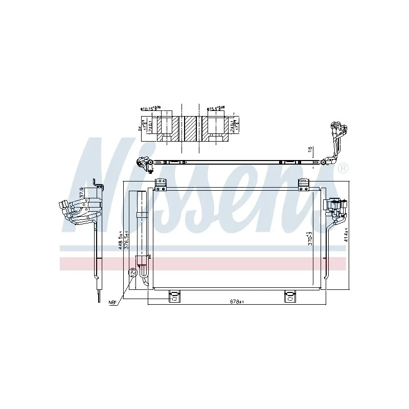 Condenseur, climatisation NISSENS 940775
