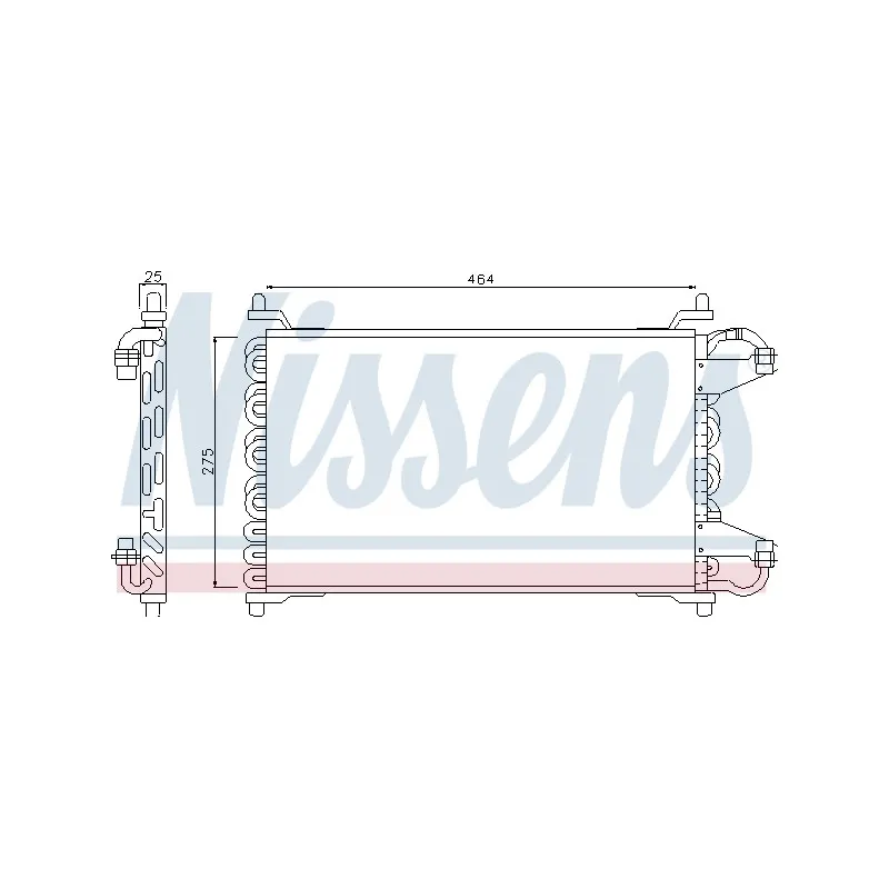 Condenseur, climatisation NISSENS 94098