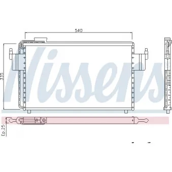 Condenseur, climatisation NISSENS 94102