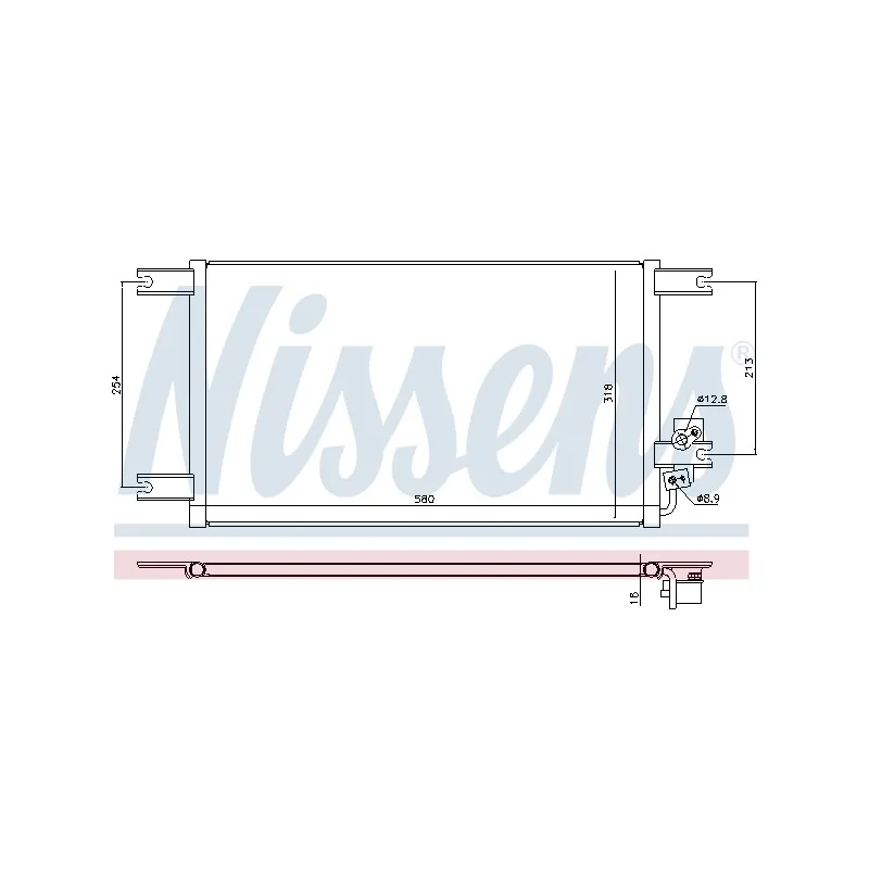 Condenseur, climatisation NISSENS 941085