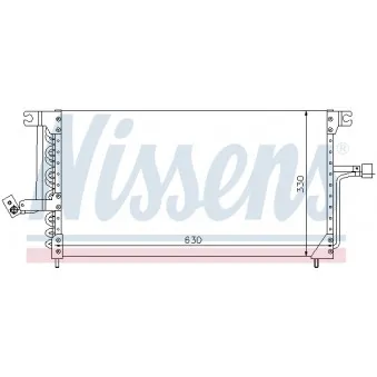 Condenseur, climatisation NISSENS 94183