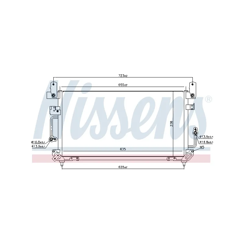 Condenseur, climatisation NISSENS 94187