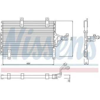 Condenseur, climatisation NISSENS 94215
