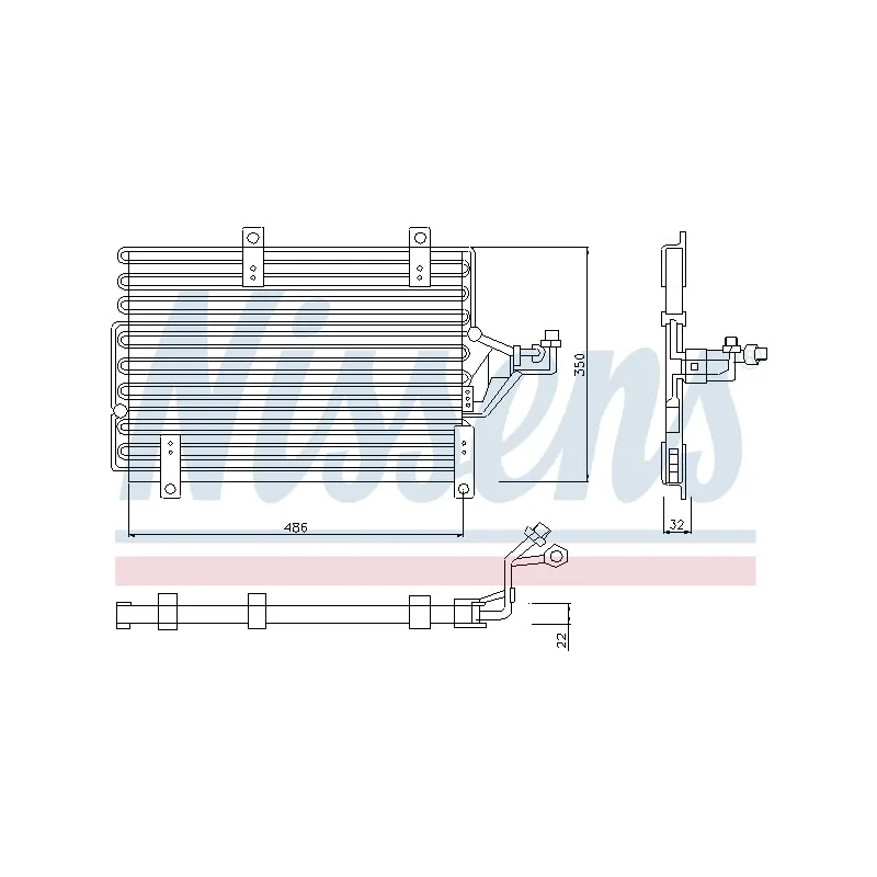 Condenseur, climatisation NISSENS 94215