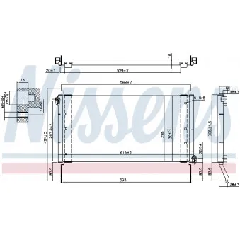 Condenseur, climatisation NISSENS 94217