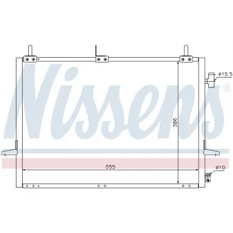 Condenseur, climatisation NISSENS 94271