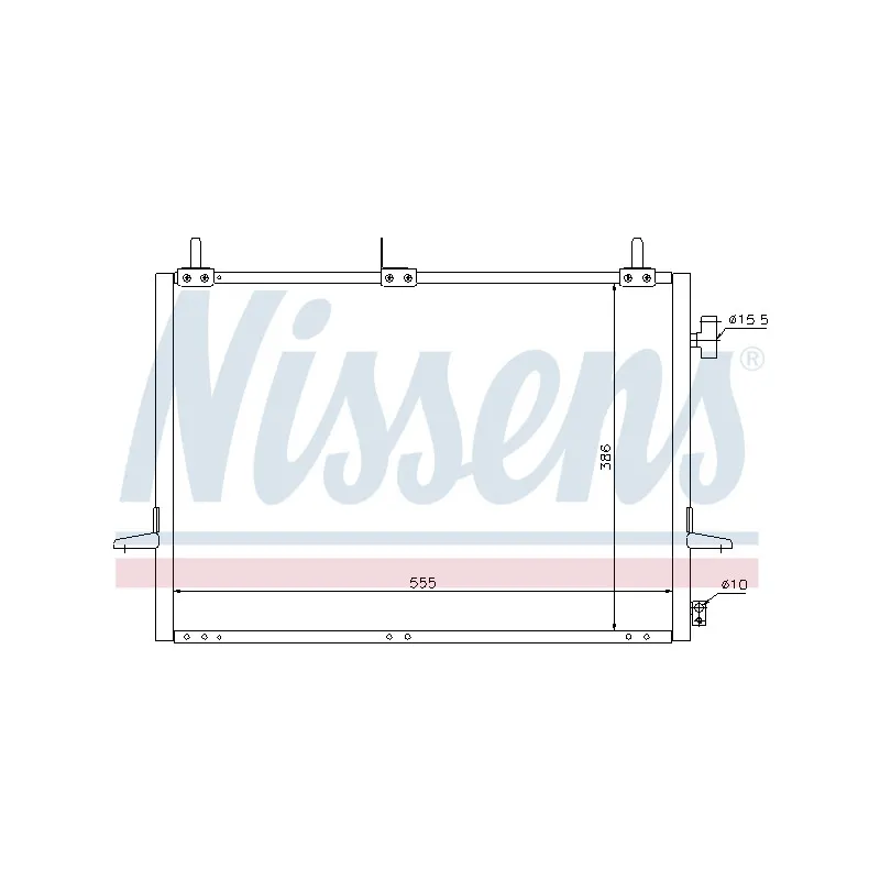 Condenseur, climatisation NISSENS 94271