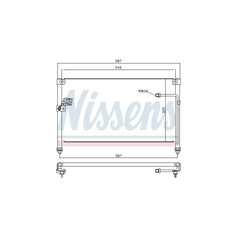 Condenseur, climatisation NISSENS 94294