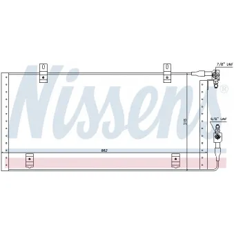 Condenseur, climatisation NISSENS 94309