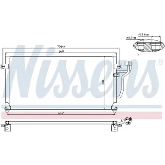 Condenseur, climatisation NISSENS 94356