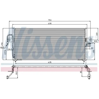 Condenseur, climatisation NISSENS 94361