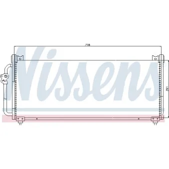 Condenseur, climatisation NISSENS 94364