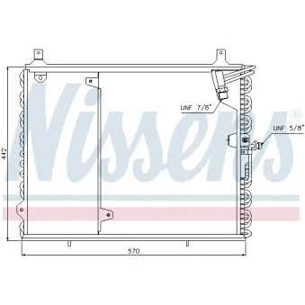 Condenseur, climatisation NISSENS 94400