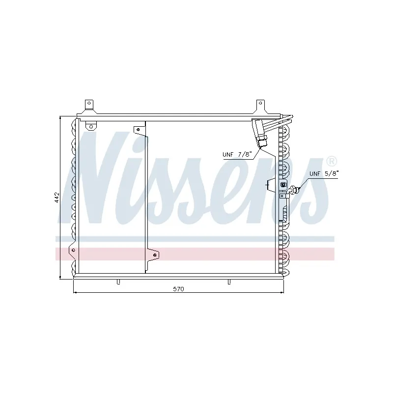 Condenseur, climatisation NISSENS 94400