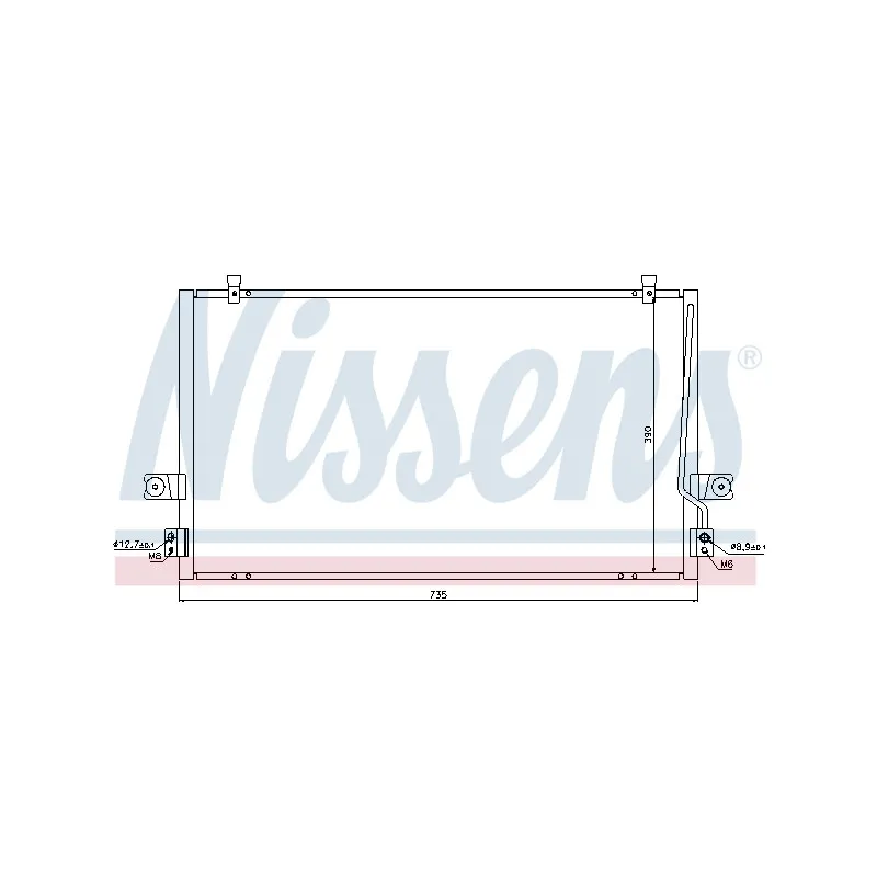 Condenseur, climatisation NISSENS 94401