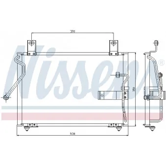 Condenseur, climatisation NISSENS 94415
