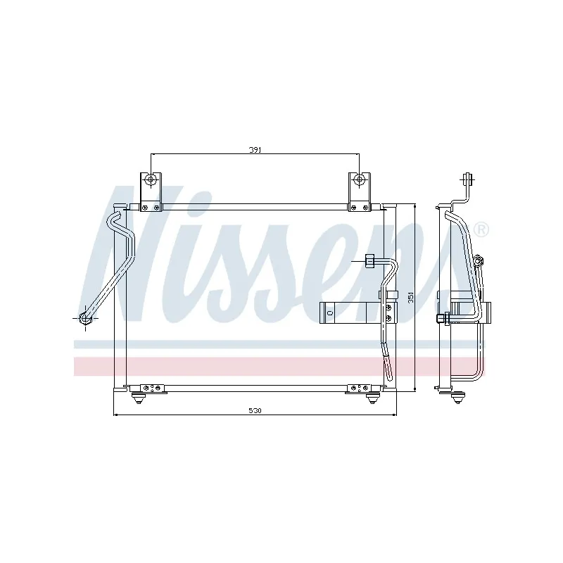 Condenseur, climatisation NISSENS 94415