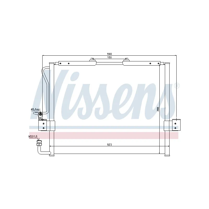 Condenseur, climatisation NISSENS 94417