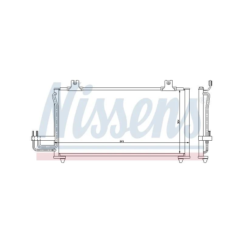 Condenseur, climatisation NISSENS 94419