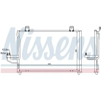 Condenseur, climatisation NISSENS 94422