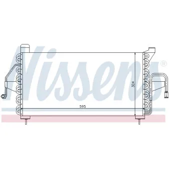 Condenseur, climatisation NISSENS 94436