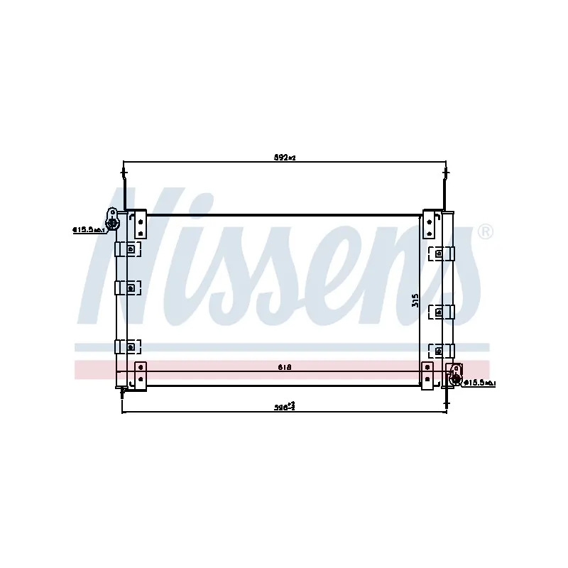 Condenseur, climatisation NISSENS 94437