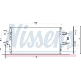 Condenseur, climatisation NISSENS 94535
