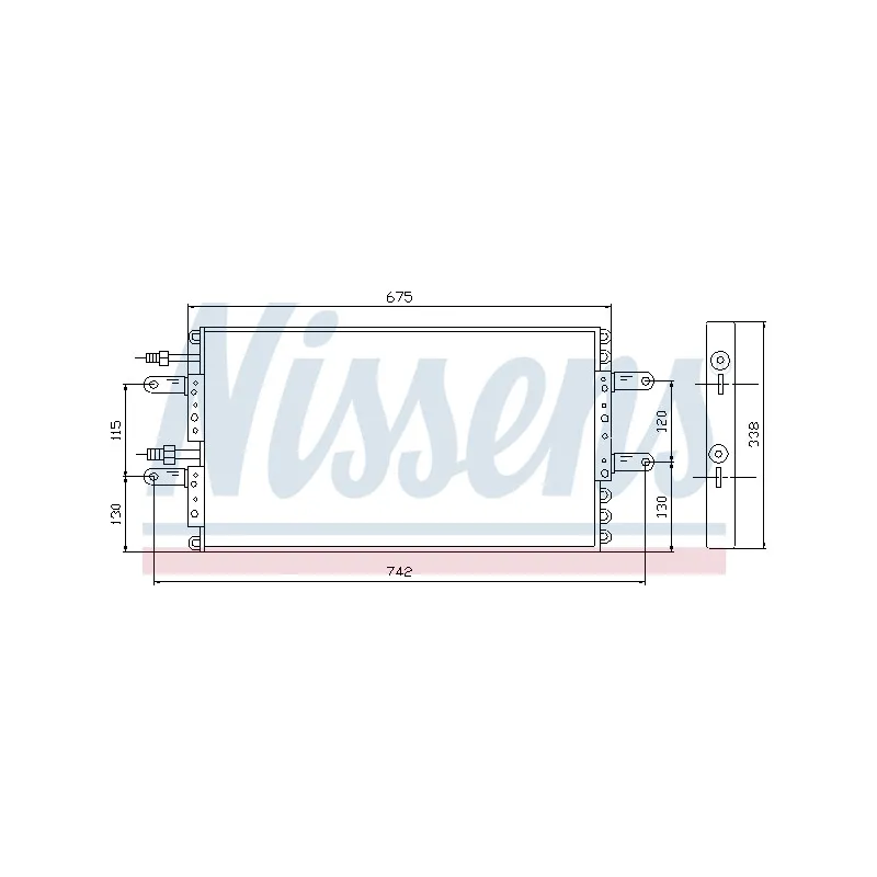 Condenseur, climatisation NISSENS 94535