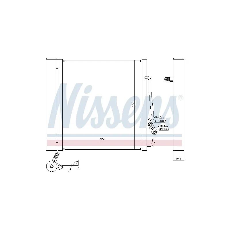 Condenseur, climatisation NISSENS 94541