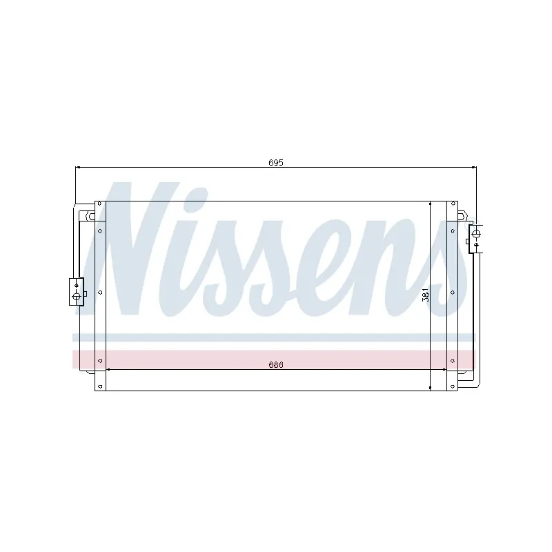 Condenseur, climatisation NISSENS 94554