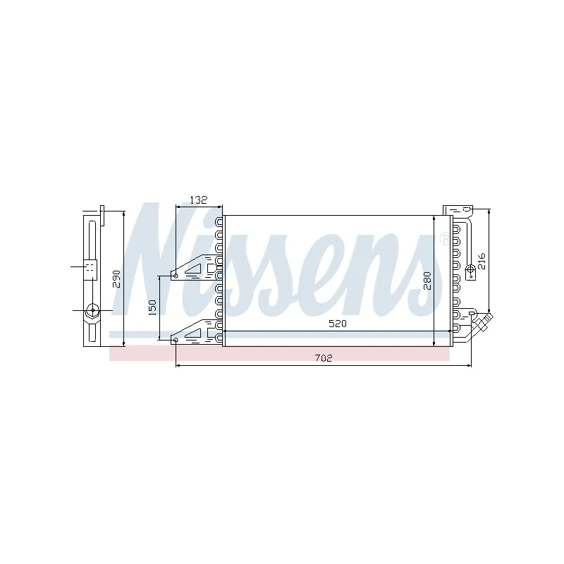 Condenseur, climatisation NISSENS 94566