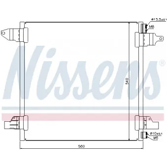 Condenseur, climatisation NISSENS 94569