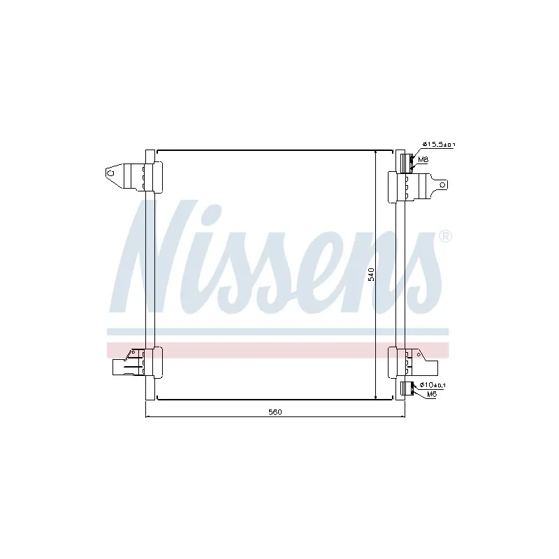 Condenseur, climatisation NISSENS 94569