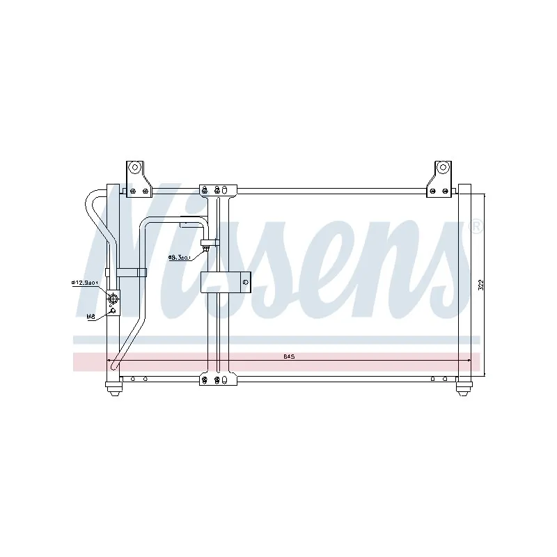 Condenseur, climatisation NISSENS 94649