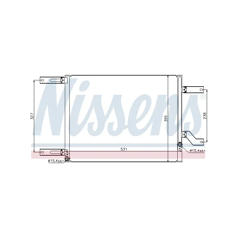 Condenseur, climatisation NISSENS 94666