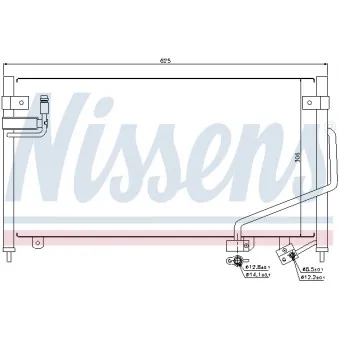Condenseur, climatisation NISSENS 94688