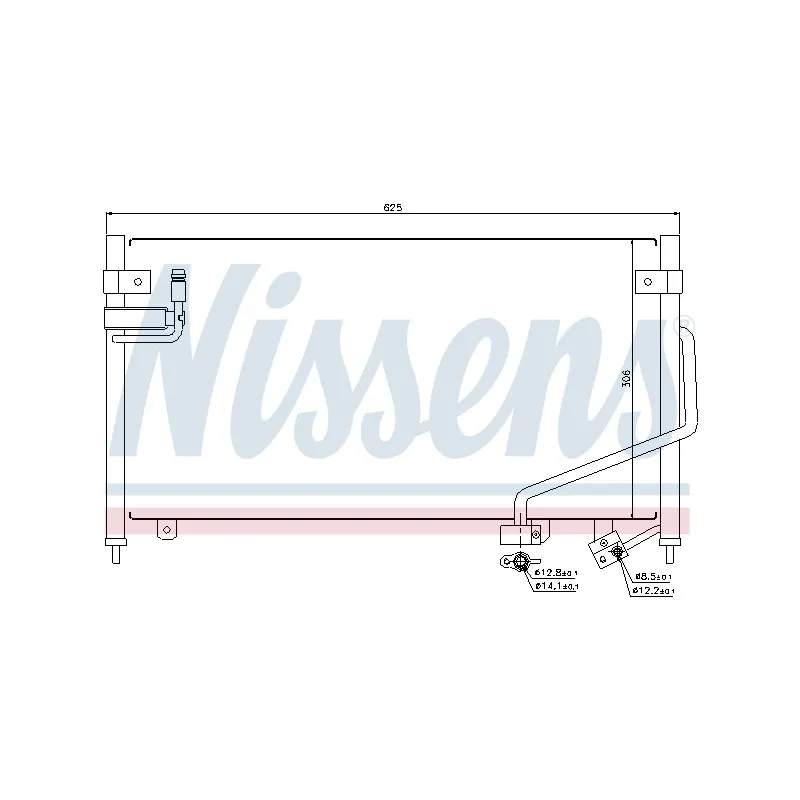 Condenseur, climatisation NISSENS 94688