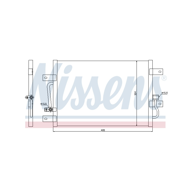 Condenseur, climatisation NISSENS 94692