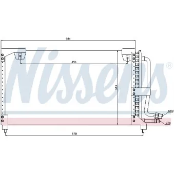 Condenseur, climatisation NISSENS 94710
