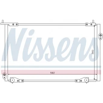 Condenseur, climatisation NISSENS 94736