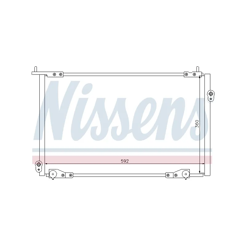 Condenseur, climatisation NISSENS 94736