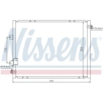 Condenseur, climatisation NISSENS 94737