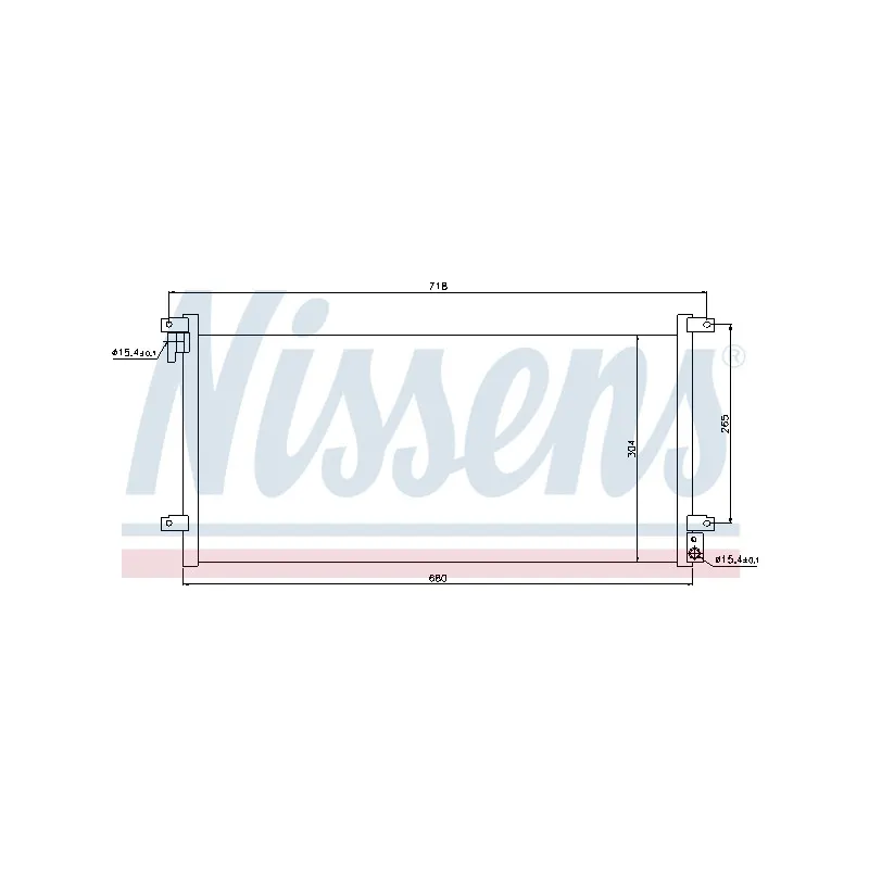 Condenseur, climatisation NISSENS 94756